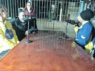 Ma santos oficial, binho ted inviting raf�o otaku to give ass to luana reis live on incancelaveis podrecast 😈