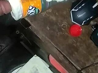 in this homemade amateur video with cock action