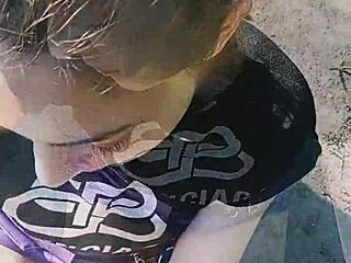 Latina slut Lynela Nira and King Gontier give pov blowjob with cumshot facial.