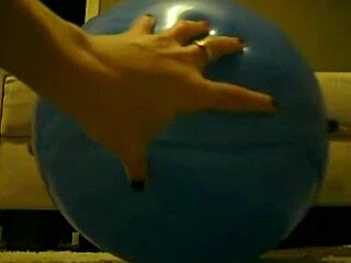 Can you imagine Sophie fingering her hairy pussy with balloons in the bathroom and living room?