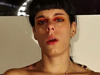Teen goth girl delivers huge snot sneezing in Hungarian fetish pov hd