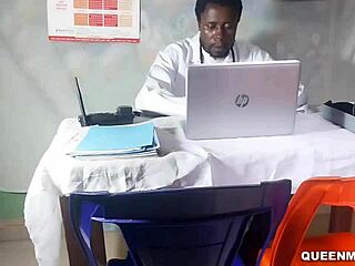 husband takes wife to gynecologist for first time ending in creampie close up