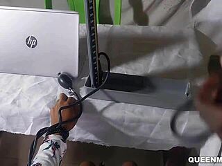 husband takes wife to gynecologist for first time ending in creampie close up