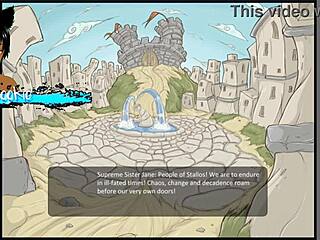 Elana champion of lust ch 2 - roaming town making everyone horny with curvy ass and tits