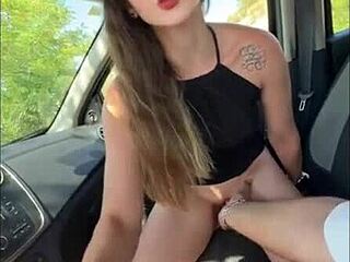 Hey follower from Xvideos, we ended up in your car for some public teen riding action?