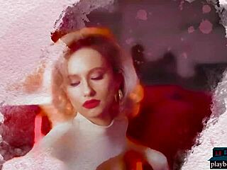 大圆臀金发熟女Polina敞篷车里脱衣舞诱惑Playboy？