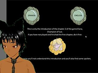 Elana champion of lust ch 2 - roaming town making everyone horny with curvy ass and tits