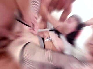 Whoa, check out this total DAP destruction with Charlotte Sarte getting TP, gapes, and swallowing cum!