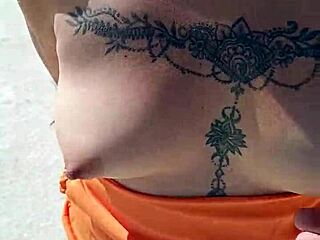 Mexican Whore Exhibits Tits And Ass While Getting Groped On Public Beach In Mexico