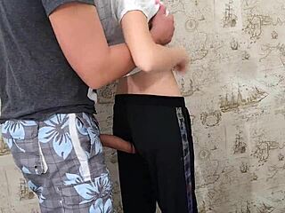 This horny European babe craves my massive cock pounding her tight petite pussy until orgasm hits