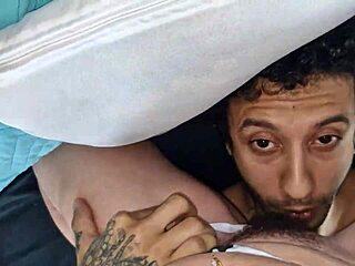 Novinha cachorra trembles all over cumming on that big black cock in bedroom creampie action