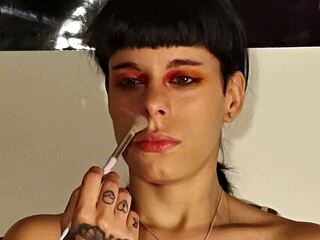 Teen goth girl delivers huge snot sneezing in Hungarian fetish pov hd