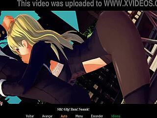 The naughty nun engages in a playful game with her girlfriend and friend in a casual setting.