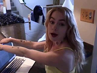 hey i can't believe sage fox cheats with seth brogan in lingerie on bed with creampie doggystyle