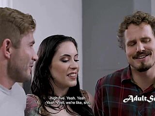 处男首3P玩Anna De Ville屁眼