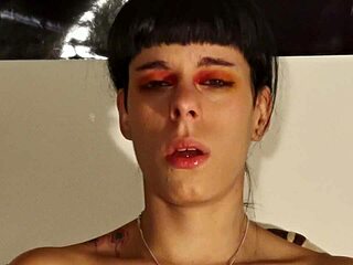 Teen goth girl delivers huge snot sneezing in Hungarian fetish pov hd