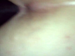 doggystyle pounding this white bitch with big black cock until cumshot covers her bent over 😈🔥