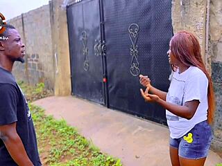 stranded girl from abuja got my big cock stuffed in her squirting pussy during quickie