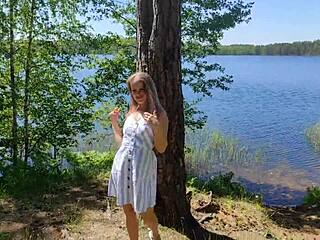 give me your cock for outdoor pov riding with creampie cum inside my cute pussy