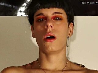 Teen goth girl delivers huge snot sneezing in Hungarian fetish pov hd
