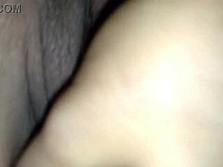 geek girl in glasses takes creampie while fucking doggystyle with shaved wet tight pussy