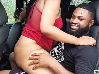 Man, this pretty sexy girl from the village got picked up and we had passionate outdoor sex in the car