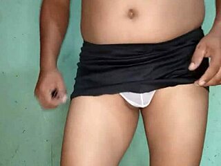 hey check me out dancing all excited in my white thong and bra