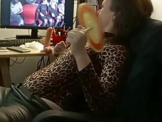 French Amateur Black Leather Pants Bodysuit Satin White Thong Heels Rimming Doggystyle Pov