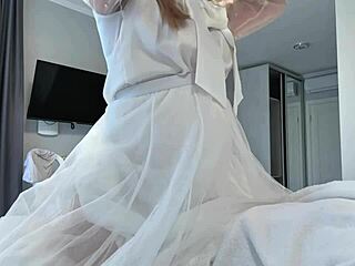 Pregnant blonde big ass babe bent over doggystyle creampie with monster cock pov riding