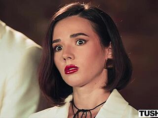 Tushy petite 18+ model Eve Sweet craves deep anal with gaping ass to mouth and cum in mouth