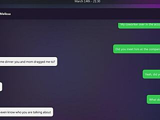 Why not dive into dirty texts with blonde melissa for that wild ending?