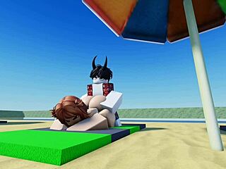 Día especial de playa turns into big ass and tits fun at the beach. 😎