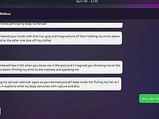 Why not dive into dirty texts with blonde melissa for that wild ending?