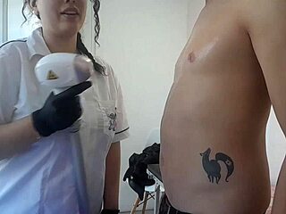 hey, check out this laser hair removal session with a happy ending featuring eddie queens