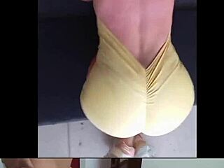 Nicole Medallo sweats in gym for cute body to please machos with doggystyle anal fucking and facial cumshot.