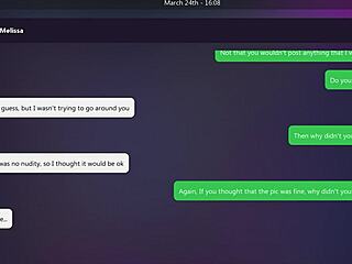 Why not dive into dirty texts with blonde melissa for that wild ending?