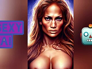jennifer lopez huge tits and ass perfect body ai art