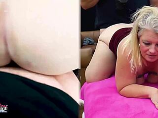 Mature Blonde Emily and Busty Faiths Hope Take Turns to Share a Cock in Hot Action