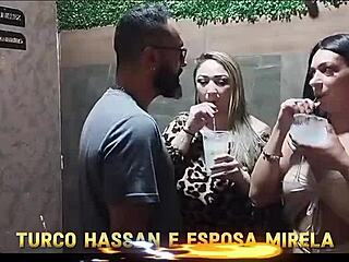 I gave it so tasty to my friend's endowed husband who was super hot and I took all the cum from that big-dicked guy right in front of her, oh man