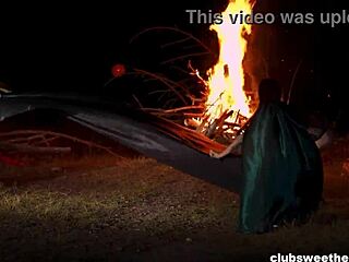 I remember that haunted Halloween night outdoors with tight costumes