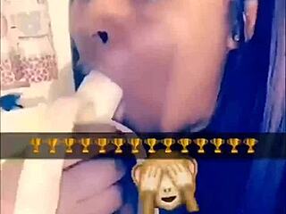 Butta's giving an epic banana blowjob in this wild compilation 🍌😜