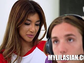 hey asian whore why not seduce axel for that white cock pounding now