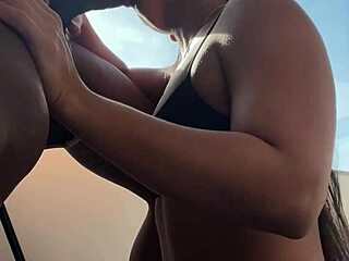 cute brazilian girl nysdel licks balls and deepthroats big black cock for first time facial