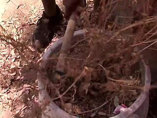 nora skyy, the cute blonde, experienced an intense outdoor fuck with a big black cock, ending in facial cumshot