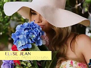 Petite blonde model Kenna James appears amazing in softcore video