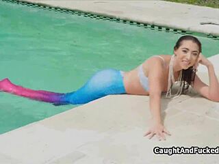 i got blown by my sexy neighbor mermaid outdoors