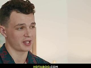 Stepmom catches stepsons deceitful act in blonde milf blowjob and doggystyle fuck