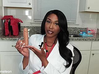 Nurse Lala makes me feel so aroused with her jerk off instructions in the hospital room