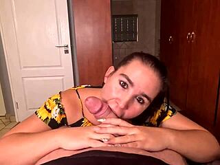 Whoa, watch this pov dirty talking slut milk that monster cock twice in a row with deepthroat sucking, cum swallow and facial explosion!