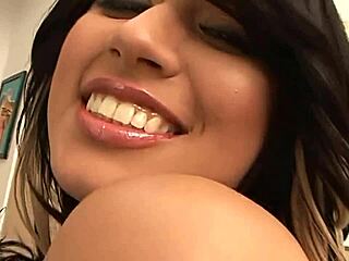 Eva Angelina Has A Giant Rack Teasing With Shaved Pussy Solo Masturbation And Small Tits Play